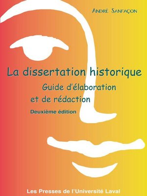 cover image of Dissertation historique 2e édi
